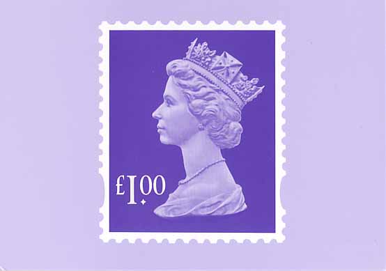 1995 GB - PHQ D7 - £1 Violet Machin Definitive - MNH